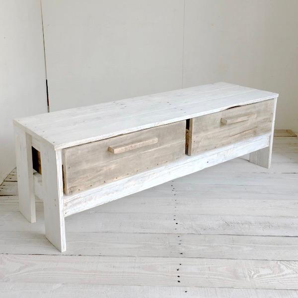 テレビ台 ローボード 120 おしゃれ 完成品 白 ホワイト 40〜45