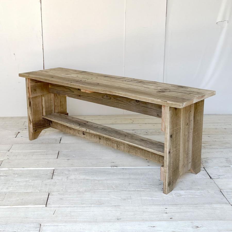 木製ベンチ　ハンドメイド 木製キッズベンチ（背・ひじかけ付き） - Apple tree | minne byGMO
