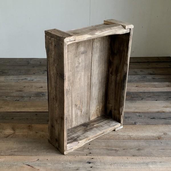 アンティークボックス 幅42-1  木製ボックス リサイクルウッド｜fogliafiore｜06