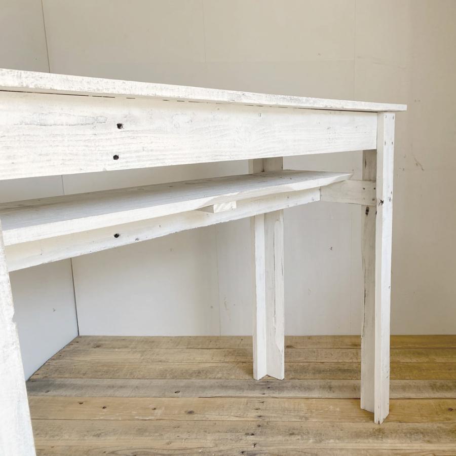 カウンターテーブル キッチンカウンター 高さ90cm 幅110cm 白 ホワイト