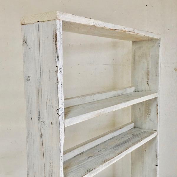 スパイスラック 木製 おしゃれ 白 ホワイト ハンドメイド家具