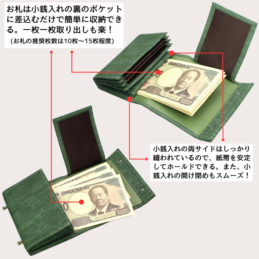 二つ折り財布 メンズ 本革 日本製 縦型 ブランド 箱型 小銭入れあり 和柄 財布 二つ折り 三つ折り 名入れ無料 コンパクト 使いやすい 緑 ネイビー p30 foglie mikawa 二つ折り財布 メンズ 本革 日本製 縦型 ブランド 小銭入れあり 財布 二