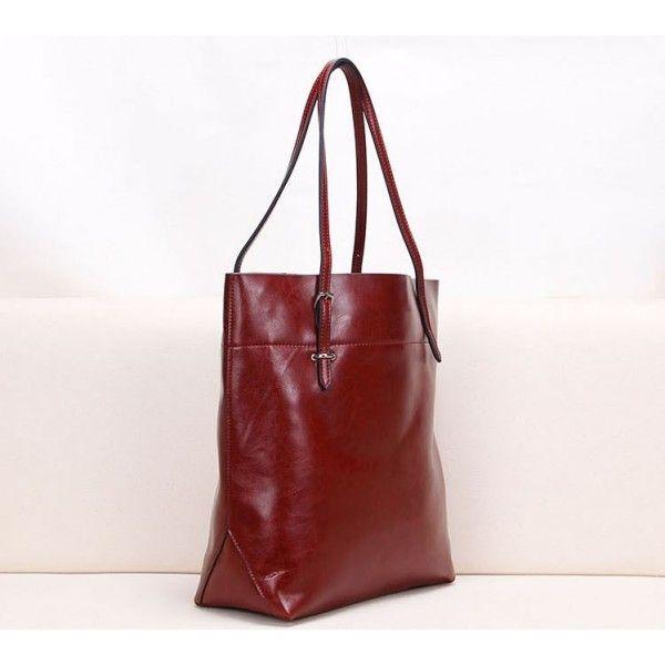 トートバッグ レディース  本革 メンズ　本革　牛革　通勤通学　肩掛け　オイルレザー  ショルダーバッグ（5色展開） セール |  | 02