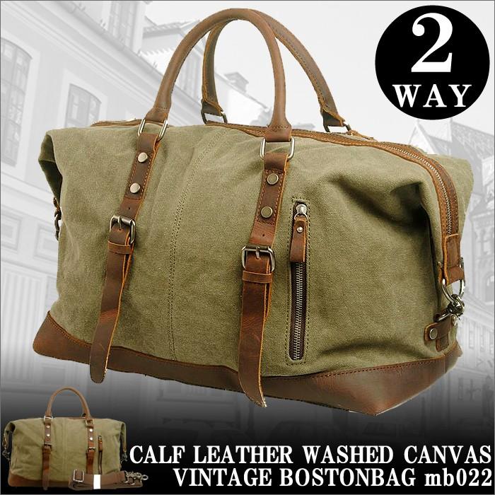ボストンバッグ メンズ 旅行バッグ 本革 ユニセックス ウォッシュド