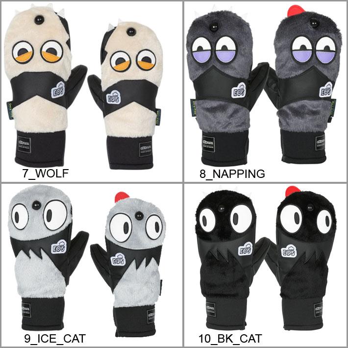 eb's（エビス） 25-26 eb's スノーボード ミトングローブ KEMONO CHAN