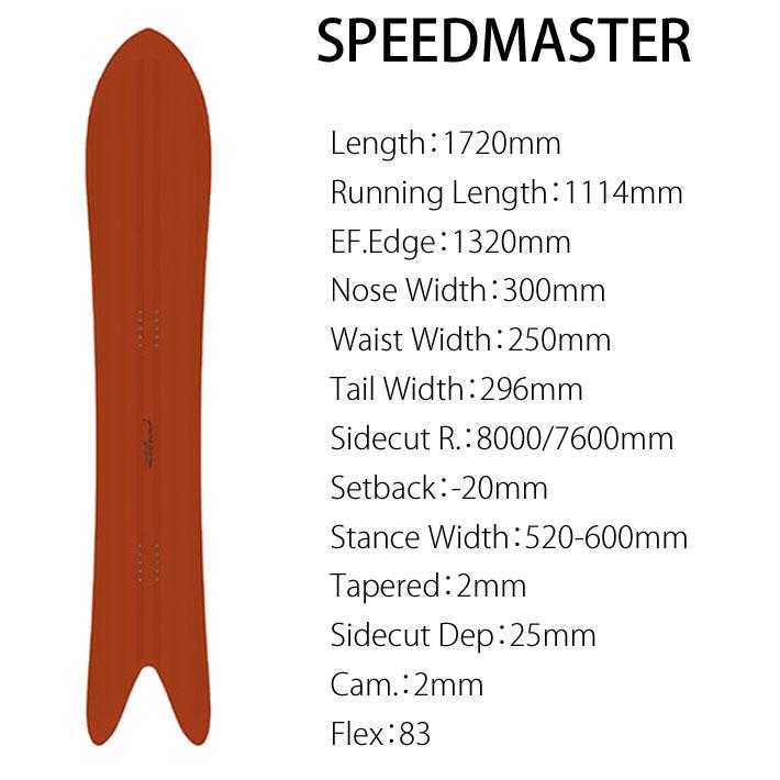 [早期予約] 24-25 ゲンテンスティック GENTEMSTICK SPEED MASTER 172cm スピードマスター スノーボード パウダーボード アクセルキャンバー 板 2024 2025｜follows｜02