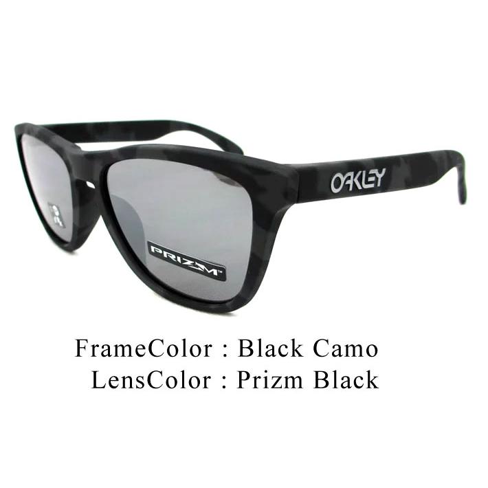 OAKLEY サングラス オークリー サングラス FROGSKIN フロッグスキン 9245-6554 Asia Fit アジアンフィット PRIZM ブラックカモ ブラック 日本正規品 okl｜follows｜04