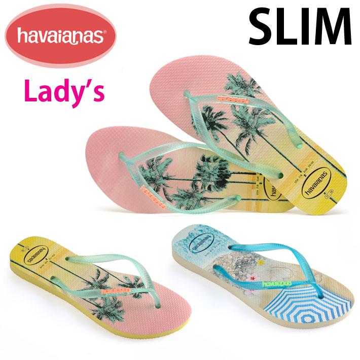 在庫限りfollows特別価格 Havaianas ハワイアナス ビーチサンダル レディース Slim スリム 19 Follows 通販 Paypayモール