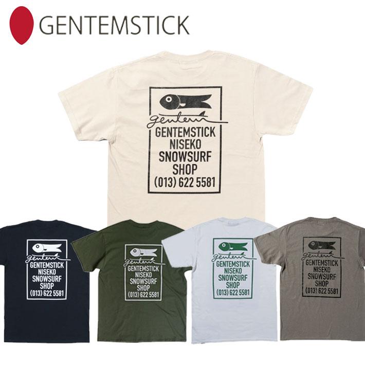 ゲンテンスティック GENTEM STICK Tシャツ 半袖 レディース GENTEM STICK ゲンテンスティック 半袖 NISEKO SNOWSURF SHOP TEE 5.3