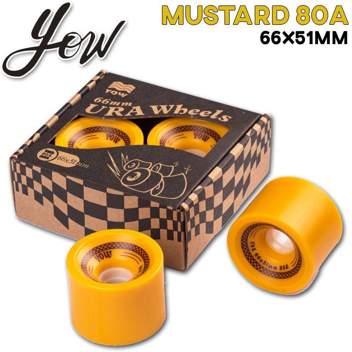 YOW SURFSKATE ウィール URA WHEEL MUSTARD 80A ヤウ サーフ YOW SURFSKATE ウィール URA WHEEL MUSTARD 80A ヤウ サーフ