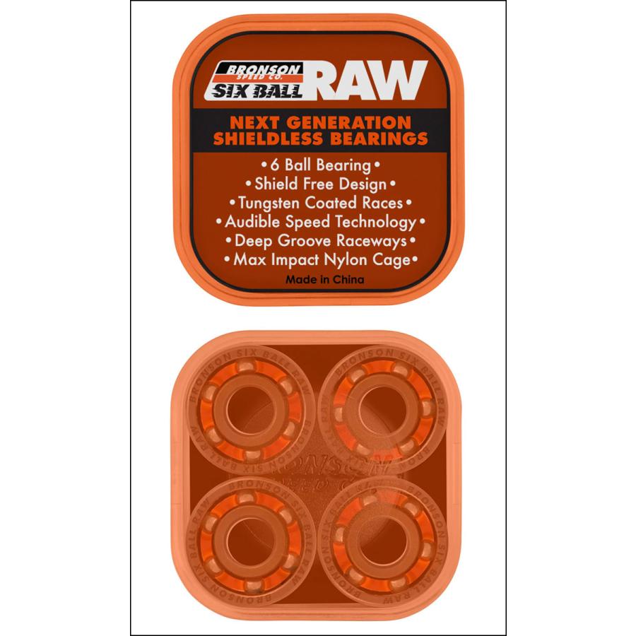 BRONSON SPEED ブロンソン スピード BEARING 6-BALL RAW スケート