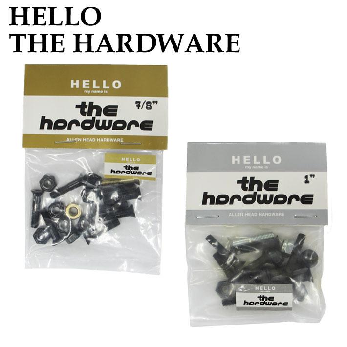 THE HARDWARE 評価 HELLOW 六角ビス スケート スケボー ナット 驚きの値段で