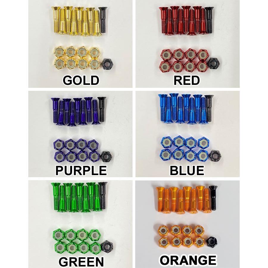 SOURCE BOLTS ソース ボルト スケートボード 7/8インチ カラービス