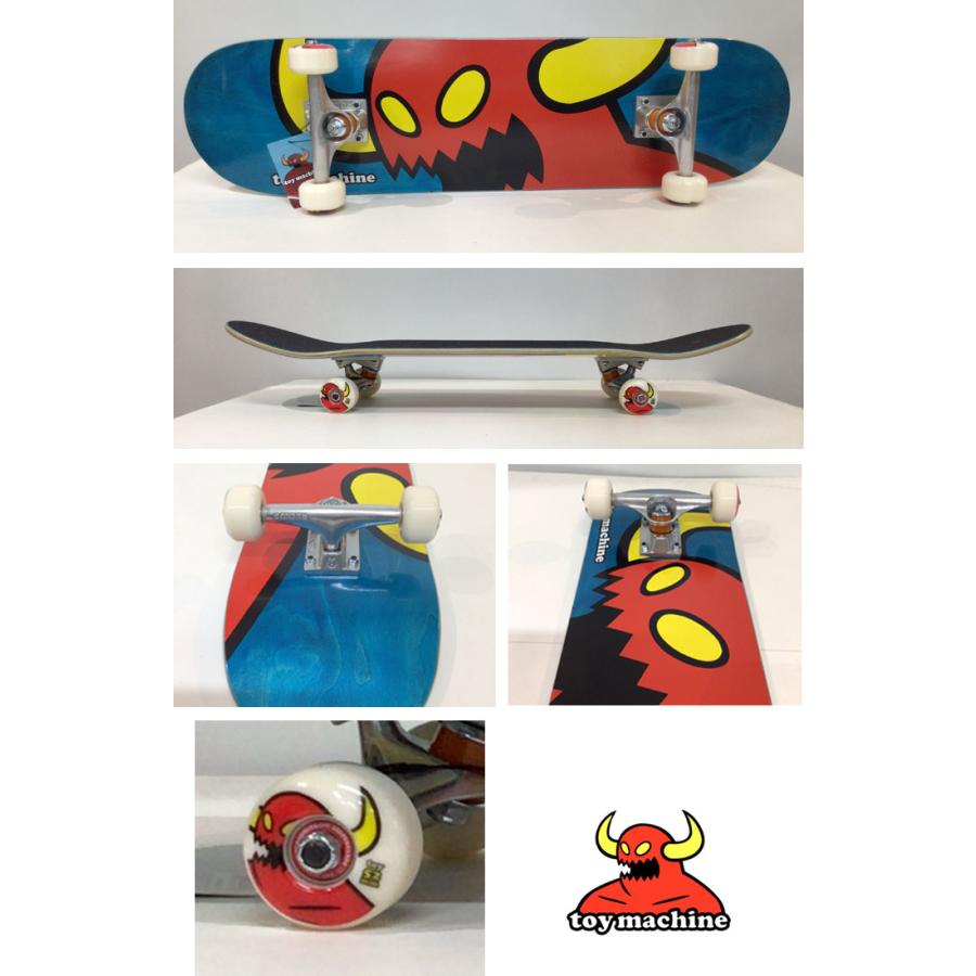 TOY MACHINE トイマシーン スケートボード コンプリート VICE MONSTER #04 (8.0 x 31.84) TM-110 完成品 スケボー SKATE BOARD COMPLETE｜follows｜02