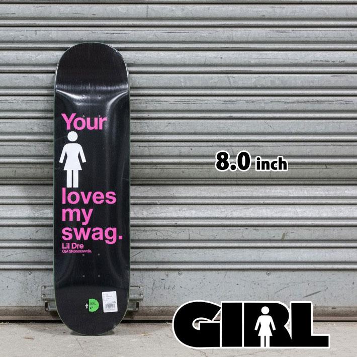 ガール スケートボードデッキ SWAG ONE OFF 8.0inch G18 LIL DRE GIRL
