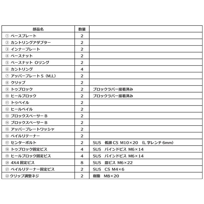 25-26 ALC BINDING エーエルシー ビンディング ALC-BN-64S ALC-BN-64M
