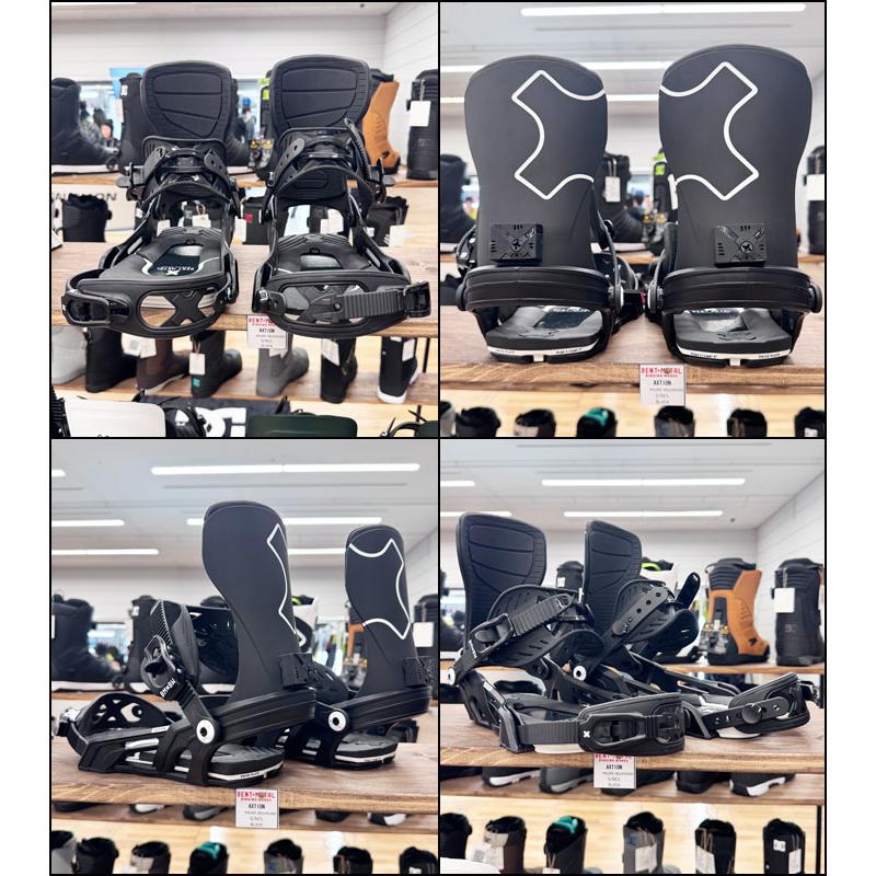 25-26 BENT L ビンディング アクション　ブラック Mサイズ 25-26 BENT METAL AXTION ベントメタル バイン アクション : ODDBALL