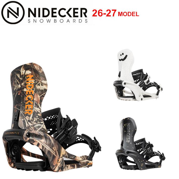 Nidecker Supermatic ビンディング Lサイズ NIDECKER（ナイデッカー） 予約 26-27 NIDECKER ビンディング LT