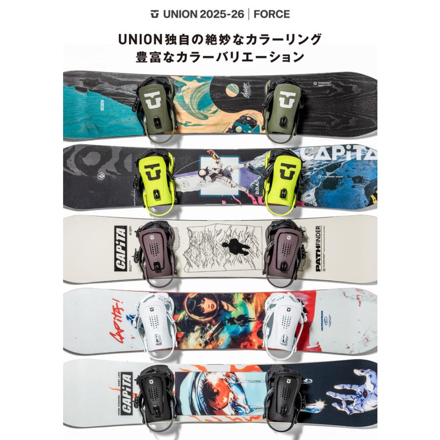 UNION BINDING 早期予約 25-26 スノーボード ビンディング FORCE UNION BINDING 早期予約 25-26 スノーボード ビンディング FORCE