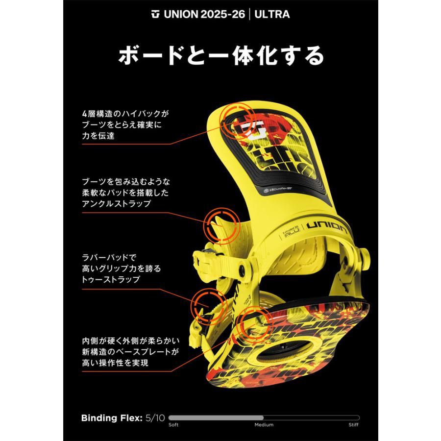 UNION BINDING 早期予約 25-26 スノーボード ビンディング ULTRA UNION BINDING 早期予約 25-26 スノーボード ビンディング ULTRA