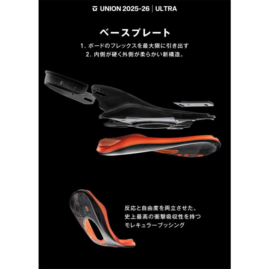 UNION BINDING 早期予約 25-26 スノーボード ビンディング ULTRA UNION BINDING 早期予約 25-26 スノーボード ビンディング ULTRA