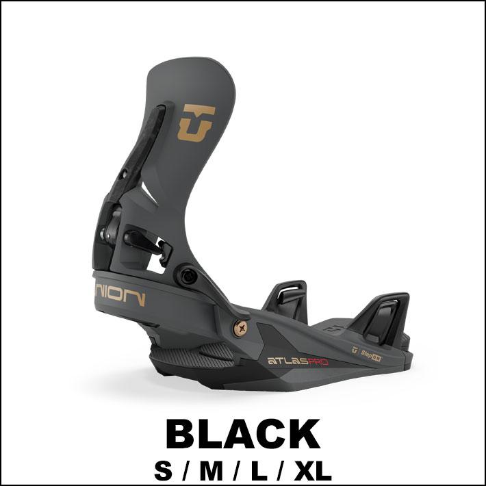 Union Step On ビンディング Sサイズ ブラック UNION BINDING 予約 26-27 UNION ビンディング ATLAS PRO STEP ON