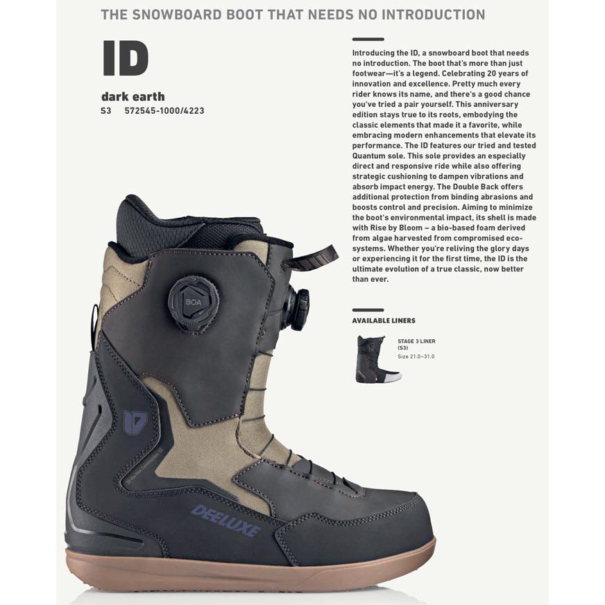 DEELUXE（ディーラックス） 25-26 DEELUXE ブーツ ID DUAL BOA