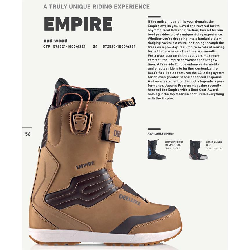 DEELUXE 早期予約 25-26 ブーツ EMPIRE ディーラックス DEELUXE 早期予約 25-26 ブーツ EMPIRE ディーラックス