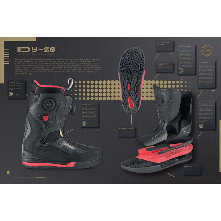 新品 25-26 ディーラックス ブーツ ID-Y20 S5 26.5 ブラック DEELUXE（ディーラックス） NEW！数量限定 25-26 スノーボード ブーツ