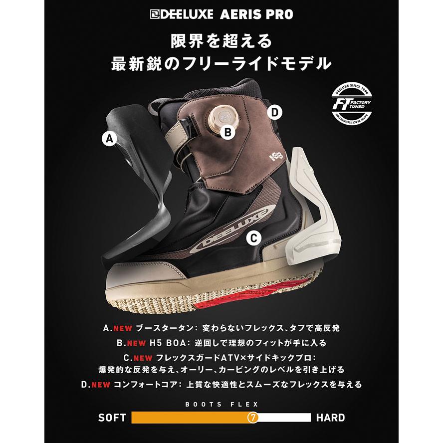 DEELUXE AERIS アウター新品未使用27.5cm DEELUXE（ディーラックス） 予約 26-27 DEELUXE ブーツ AERIS PRO