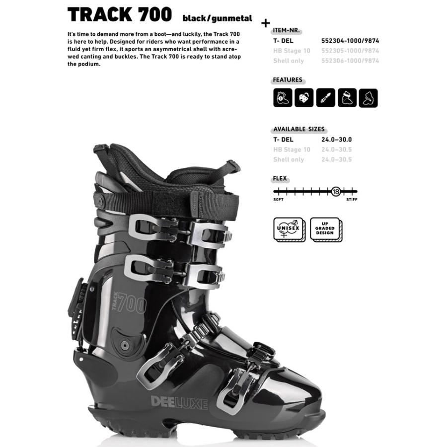 DEELUXE 24-25 アルペン ブーツ TRACK 700 T-DEL ディーラックス DEELUXE 24-25 アルペン ブーツ TRACK 700 T-DEL ディーラックス