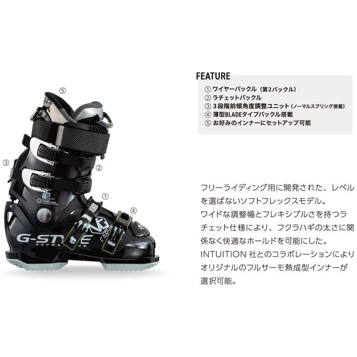 24-25 G-STYLE スノーボードブーツ VORGUE CARVE S-FLEX [ラチェット 