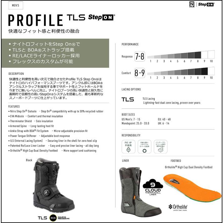 NITRO（ナイトロ） 25-26 NITRO メンズ ブーツ PROFILE STEP ON