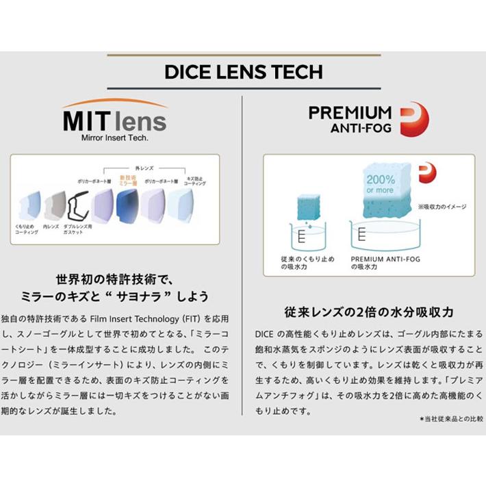 DICE（ダイス） 25-26 スノーボード ゴーグル DICE BANK バンク