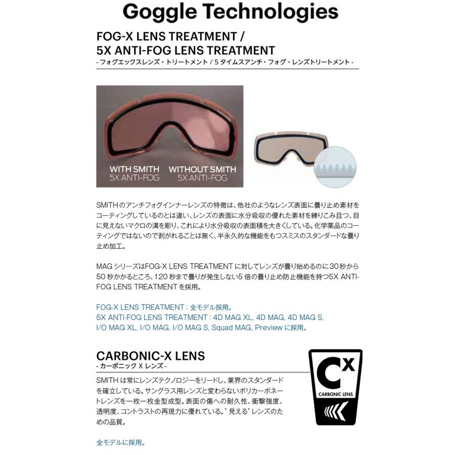 SMITH（スミス） 25-26 SMITH ゴーグル Squad MAG スカッドマグ Eye of