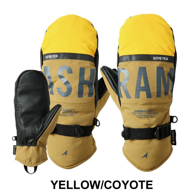 GORETEX ASHRAM GLOVES スノーボード用グローブ クリアランスセール] ASHRAM/アシュラム メンズ GORE-TEX ミトンスノー