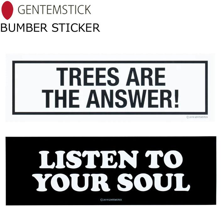 GENTEM STICK ゲンテンスティック BUMPER STICKER 80×244mm ステッカー