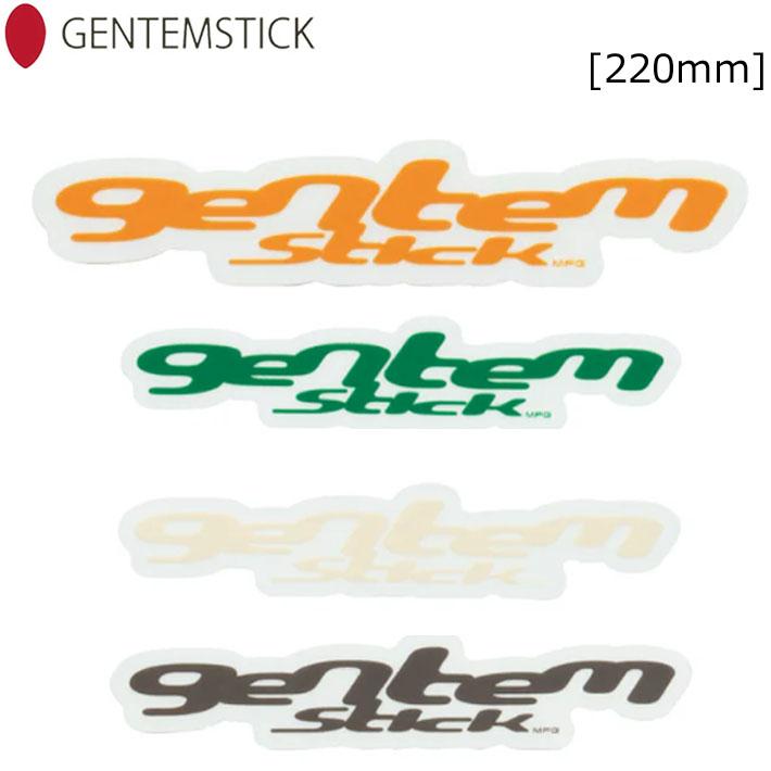 GENTEMSTICK　ゲンテンスティック　ステッカー GENTEM STICK ゲンテンスティック CLASSIC LOGO STICKER 220mm