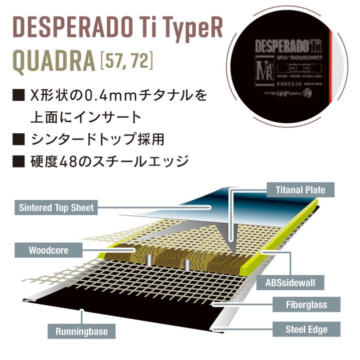 早期予約 24-25 GRAY SNOWBOARDS グレイ DESPERADO Ti Type-R デスペラード 154cm 155cm 156cm 159cm 160cm ハンマーヘッド カービング スノーボード オガサカ｜follows｜04