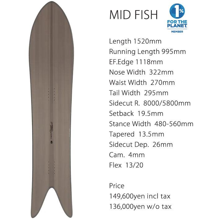 genten 予約 25-26 GENTEMSTICK MID FISH 152cm ゲンテン genten 予約 25-26 GENTEMSTICK MID FISH 152cm ゲンテン