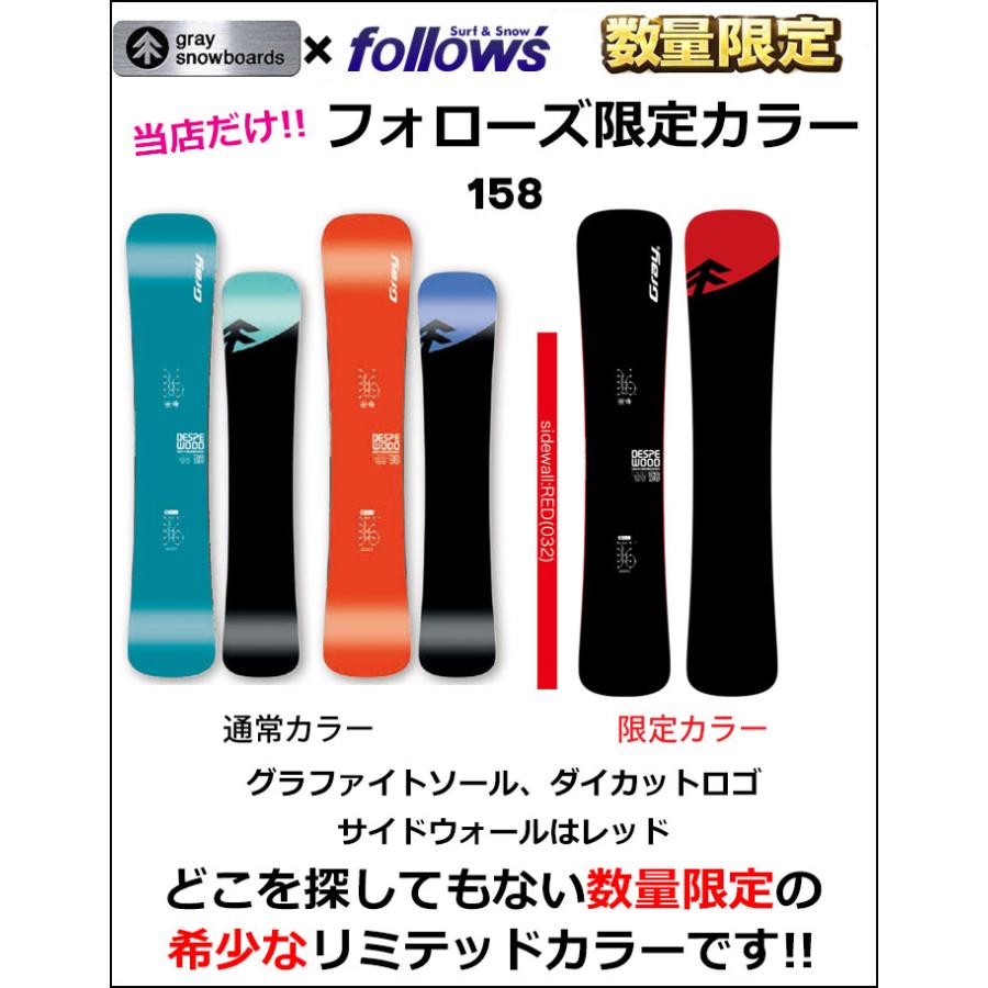 ●デスペラード●　GRAY DESPERADO lllw ソールガード付き 予約 フォローズ45周年記念モデル 26-27 GRAY DESPERADO WOOD