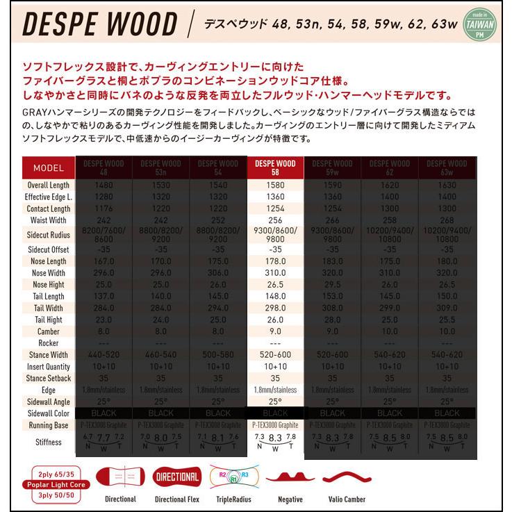 予約 フォローズ45周年記念モデル 26-27 GRAY DESPERADO WOOD