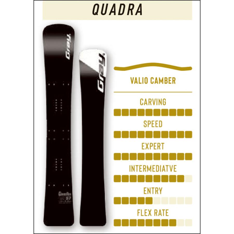 予約 26-27 GRAY QUADRA クアドラ 163cm 185cm アルペン アルペンボード スノーボード オガサカ製 板 グレイ スノーボード 2026 2027 日本正規品_2