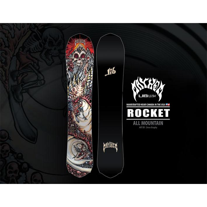 25-26 LIB TECH リブテック スノーボード MAYHEM ROCKET メイヘム