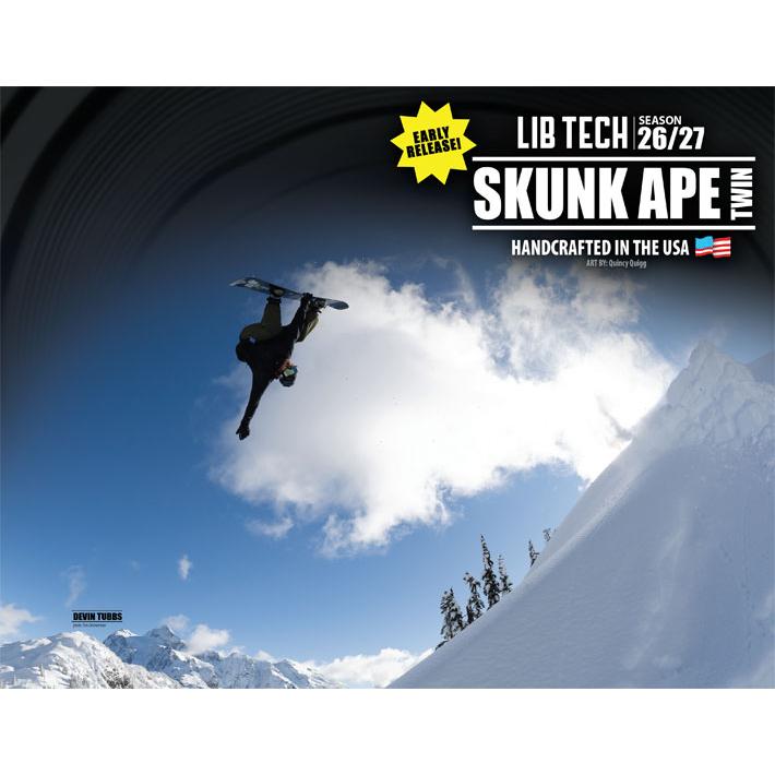EARLY MODEL 26-27 LIB TECH リブテック スノーボード SKUNK APE TWIN