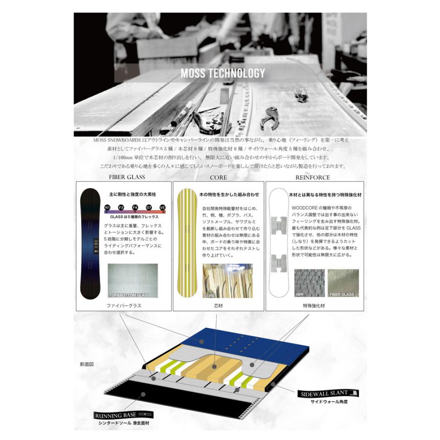 モス（MOSS） 予約商品 26-27 MOSS スノーボード Q60 キュウ