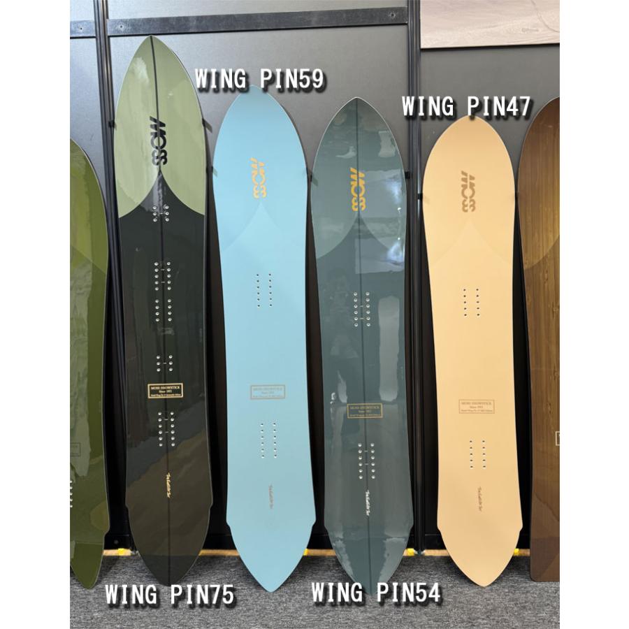 genten（ゲンテン） 25-26 MOSS SNOWSTICK パウダーボード WING-PIN54
