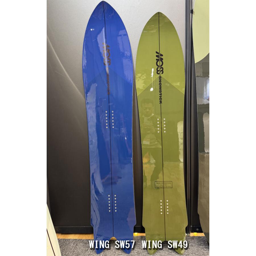 モス 予約 25-26 MOSS SNOWSTICK パウダーボード WING-SW49 スノー 