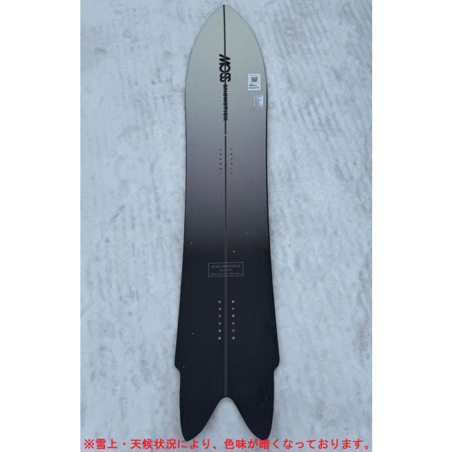 早期予約 24-25 MOSS SNOWSTICK WING-SW57 モス スノースティック 157.2cm POWDER パウダーボード スノーボード スノボ 板 送料無料 日本正規品｜follows｜04