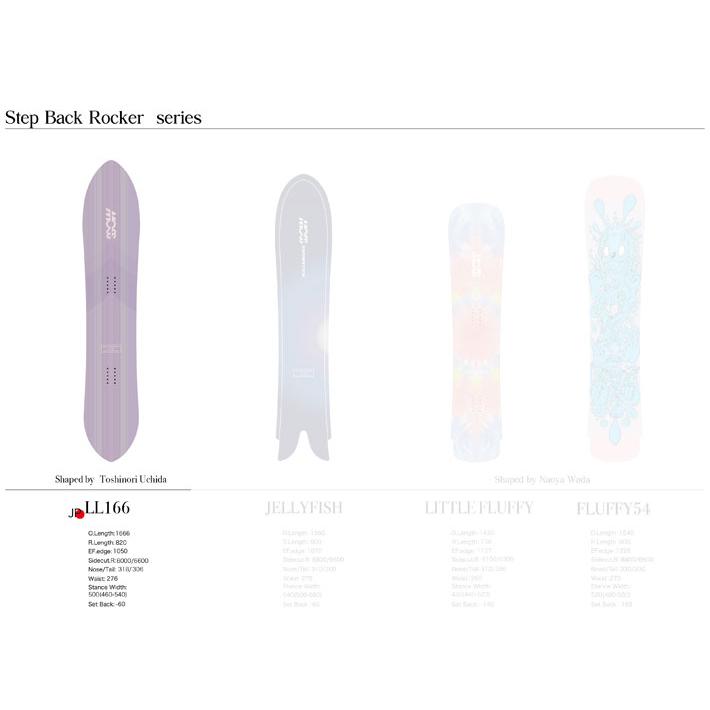 予約商品 26-27 モス スノースティック MOSS SNOWSTICK LL166 166.6cm POWDER パウダーボード 送料無料 スノーボード スノボ 板 2026 2027 日本正規品 爆買の画像